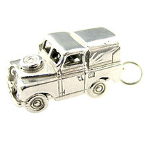 Sterling 925 British Silver Large Charm Or Pendant / Fob. Landrover Car - $41.05