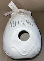 Rae Dunn 2021 Ceramic Easter Egg Shaped JELLY BEANS LL Birdhouse NEW 9” - £36.55 GBP