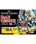 IRON MAIDEN 1982 23 x 34 RP Number Of The Beast Era German Tour Promo Po... - $61.54 CAD