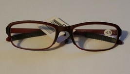 Plastic Frame ~ Reading Eye Glasses ~ Brown in Color  ~ +2.75 Strength ~... - $14.96