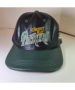 Green Bay Packers Leather Snapback Hat Cap NFL Logo Modern USA Green &amp; B... - $25.11 CAD