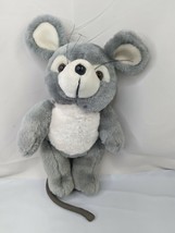 Gray Mouse Plush 10 Inch Jointed Arms Legs Wangs International Stuffed Animal - £6.91 GBP