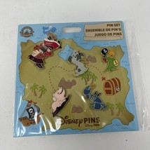 Disney Parks Pirates of The Caribbean Booster Pin Set - $28.04