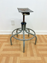 Vintage Industria STOOL BASE drafting kitchen bar shop chair adjustable ... - $39.99