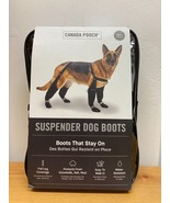 Canada Pooch Suspender Dog Boots - Size 3 Black - £38.49 GBP