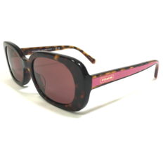 Coach Sunglasses HC8358U CD471 512069 Pink Tortoise Square with Purple L... - $93.28
