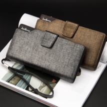 Explosion models men&#39;s wallet long clutch bag multi-function handbag mobile phon - £15.75 GBP+