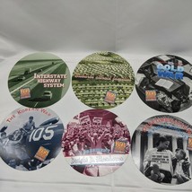 Lot of (6) 1950s People And Event Circular Cardboard Collectables With F... - $12.03