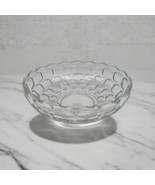 Federal Thumbprint Yorktown Vintage Clear Glass Serving Bowl 9.25 Inches - £15.72 GBP