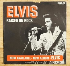 Elvis Presley RCA Victor 45 LP 7&quot; APBO-0088 For Ol Times Sake Raised On ... - £23.47 GBP