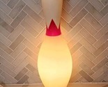 Vintage 18” White Plastic Bowling Pin Accent Lamp Novelty Light 18.5 - $39.55