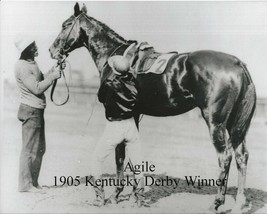 1905 - AGILE after winning the Kentucky Derby - 10&quot; x 8&quot; - £15.80 GBP