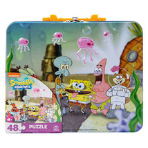 Spongebob Squarepants 48pc Puzzle in Tin Lunch Box - £15.28 GBP