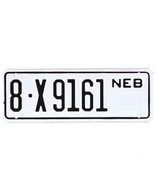  United States Nebraska Base Trailer License Plate 8-X9161 - $16.82