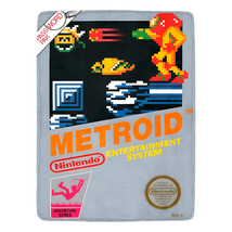 Metroid NES Box Retro Video Game By Nintendo Fleece Blanket    - £36.06 GBP+