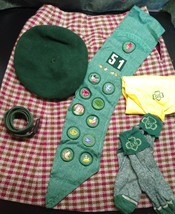 vintage girl scout uniform  - £73.99 GBP