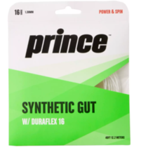 Prince Duraflex Synthetic Gut 16G Tennis Racquet String - £7.88 GBP