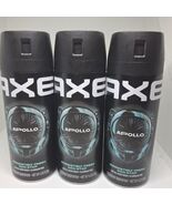 Axe Spray Apollo Men Deodorant Body Spray Fresh 150ml (5 oz) x 3 Pack - $22.11 CAD