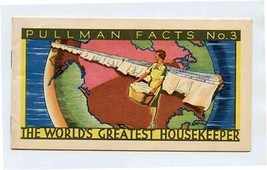 Pullman Facts No 3 The World&#39;s Greatest Housekeeper Booklet - $37.62