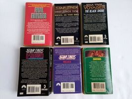 Lot of 6 Star Trek Books Final Frontier, The Next Generation Q-Squared, Relics image 2