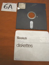 Floppy disc 5.25 inch 5 1/4 Commodore 64 Scotch 3M scritta Gyruss Popey - $15.52