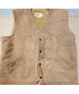 Vtg Men Suede Vest Xl - €38,44 EUR