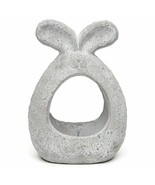 Hole Lot of Bunny A2846 Rabbit Concrete Planter Candle Holder 6.5 x 9&quot; M... - £25.83 GBP