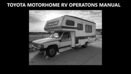 DOLPHIN MOTORHOME MANUALs 550pgs for Toyota RV Operations Maintenance Se... - $25.99