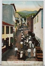 Portugal Sledge from the Mount Antique Postcard K1 - $19.95