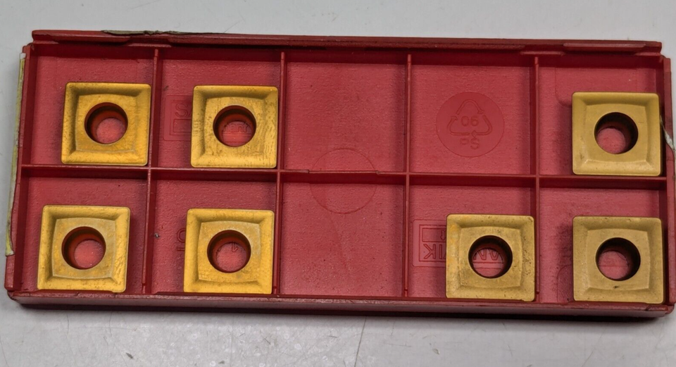 Lot of 7 NEW Sandvik SPMT 12 04 08-WH 235 Carbide Inserts Indexable - $34.64