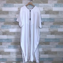 Victorias Secret Country Vintage 90s Oversized Kimono Robe White Womens Small - £61.62 GBP