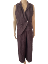 RRP 530€, abito di lino con volant Sarah Pacini, 2 taglie - £126.23 GBP