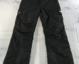 Arctix Snow Pants Boys Large Black Pockets Lined Snap Zip Fly Logo A6 - £18.68 GBP