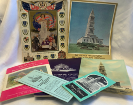 Vtg Freemason Masonic Book &amp; Pamphlet Lot Paper Ephemera Picture - £63.82 GBP