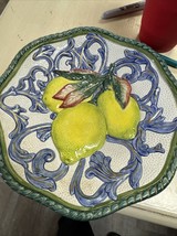 Fitz And Floyd Classics Decorative Wall Hanging Lemons Plate 9" - $14.97 Fitz And Floyd Classics Decorative Wall Hanging Lemons Plate 9" - $14.97