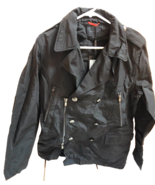 Jack &amp; Jones Black XL Double Breasted Form Fitting Trench Coat Jacket NWT - $40.73 CAD