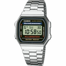 Unisex Watch Casio A168WA-1YES Black Silver (S9902644) - $71.18