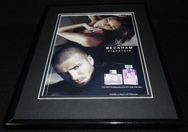 2008 Victoria &amp; David Beckham Fragrance Framed 11x14 ORIGINAL Advertisement - £27.08 GBP