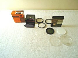 Vintage Lot Of 2 Camera Items,1,Aetna 49 mm Close Up Set,1,Olympus Filter 49mm - $29.91