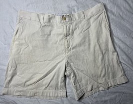 Southern Tide Shorts Men’s Size 42 Gray White Stripe Skipjack Flat Front Corded - $15.00