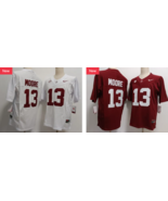 Alabama Crimson Tide 13 Malachi Moore College Football Men Stitched Js R... - $59.99