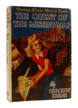 Carolyn Keene The Quest Of The Missing Map Nancy Drew Mystery Stories 1st Editio - £118.08 GBP