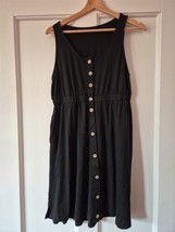 Ladies Black Medium Dress - £7.40 GBP