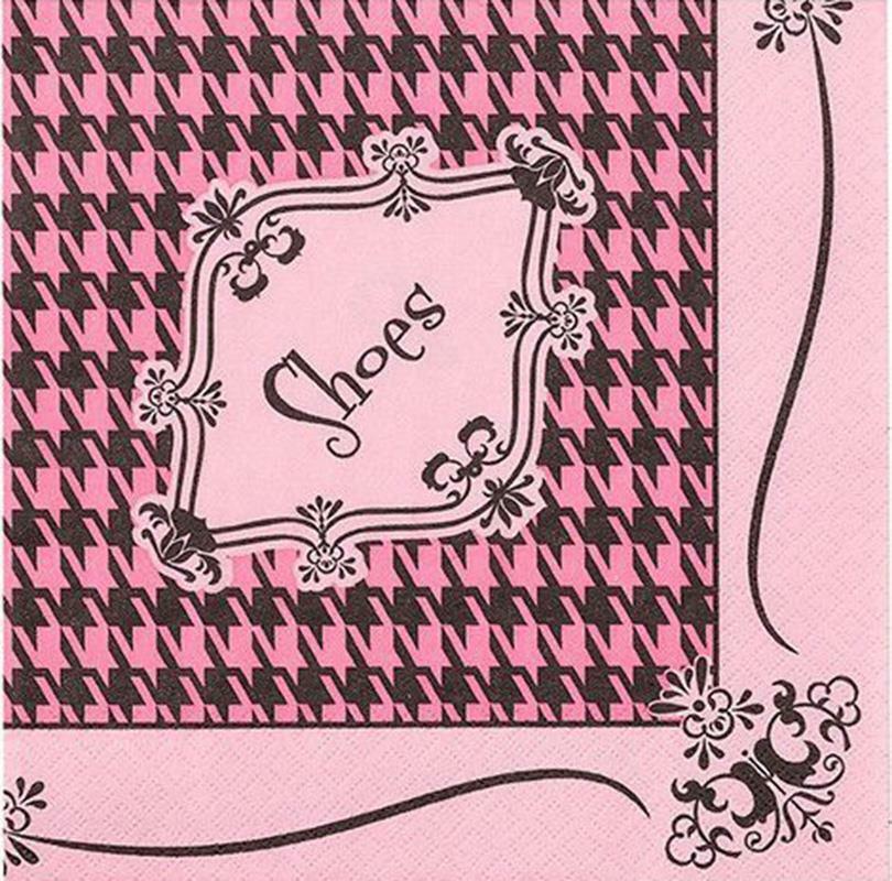 Fashionista Fashion Lunch Napkins 16 Per Package Birthday Party Supplies... - $1.25