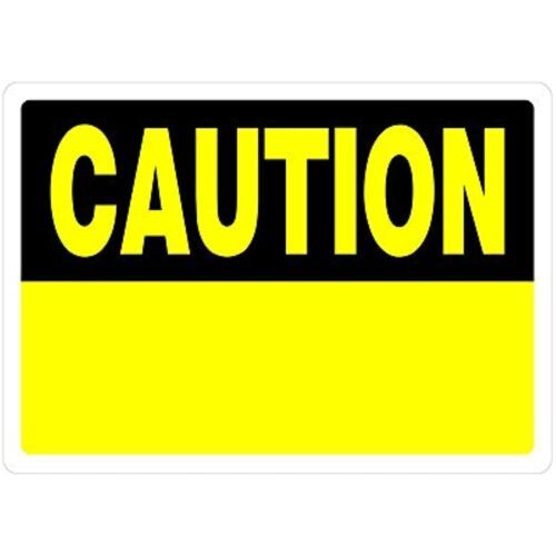 HILLMAN 842066 Caution Blank Sign (10&quot; x 14&quot;), 6 Pack, Yellow - $21.27