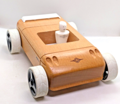 Vintage Calello Authentic Automoblox Vehicle A8s Wood Car 2002 6&quot; x 4 1/... - $14.50