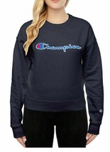 Champion Life Women&#39;s Reverse Weave Crew, Imperial Indigo/CHAINSTITCH Script, Xx - £18.93 GBP