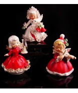 1950&#39;s Christmas Angel figurines - holt howard 1958 -  candleholder  hur... - $95.00