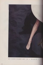1987 Evan Piccone Pantyhose Nylons Hosiery Sexy Legs 2-pg Vintage Print Ad 1980s - £7.85 GBP