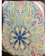 Pottery Barn Penelope Medallion Duvet Cover Colorful Paisley Full Queen ... - £47.17 GBP